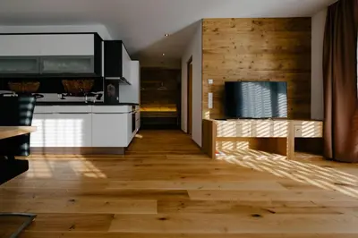 Küche/Küchenzeile in der Unterkunft Kanis Appartements
