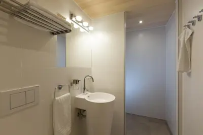 Ein Badezimmer in der Unterkunft Gartenstudio Waldblick
