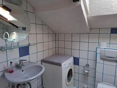 Ein Badezimmer in der Unterkunft Ferienwohnung Jutta