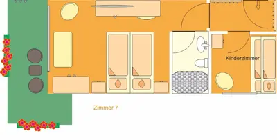 Grundriss der Unterkunft Alpenhotel DAS KÜREN