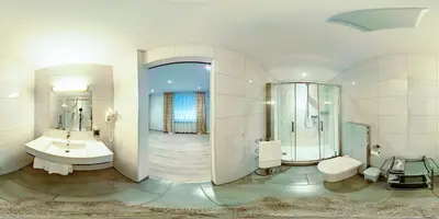 Ein Badezimmer in der Unterkunft Hotel Central