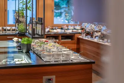 Essen im Hotel oder in der Nähe