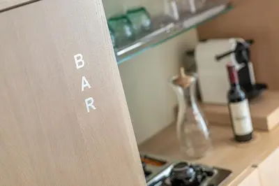 Küche/Küchenzeile in der Unterkunft hirschen dornbirn - das boutiquestyle hotel - skyrelax & wellness im rooftop