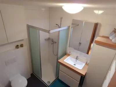 Ein Badezimmer in der Unterkunft Haus Jelini