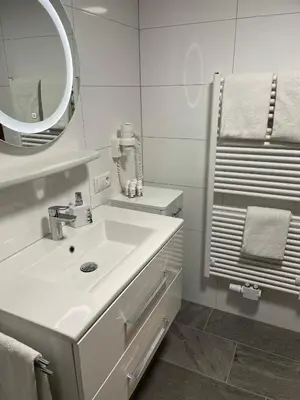Ein Badezimmer in der Unterkunft Haus Resi