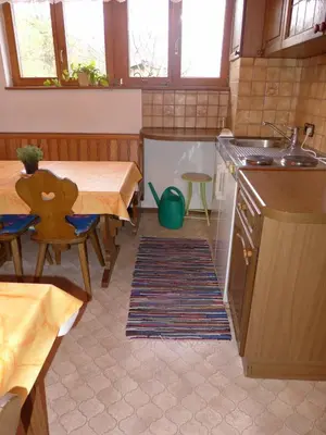 Küche/Küchenzeile in der Unterkunft Gästehaus Zussner