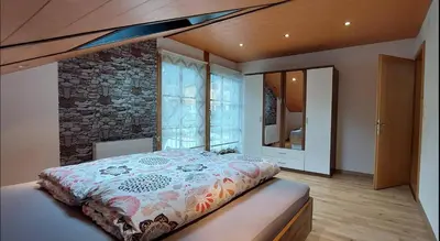 Ein Bett oder Betten in einem Zimmer der Unterkunft Apartement Johannes