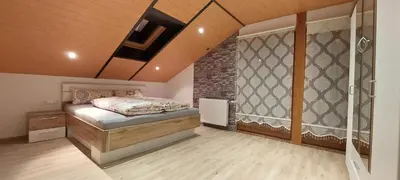 Ein Bett oder Betten in einem Zimmer der Unterkunft Apartement Johannes