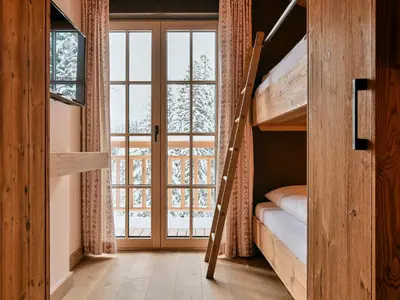 Ein Bett oder Betten in einem Zimmer der Unterkunft Omesberg-Hütt'n