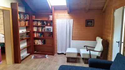 Die Bibliothek in der Ferienwohnung