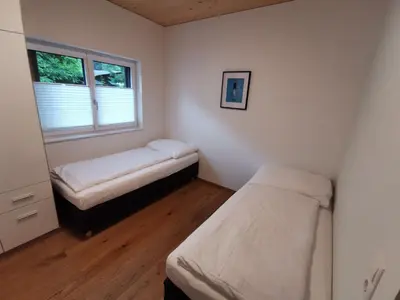 Ein Bett oder Betten in einem Zimmer der Unterkunft FEWO Hilbrand Dalaas