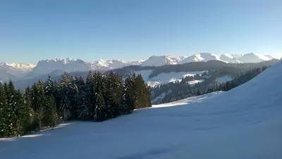 Naturlandschaft in der Nähe des Ferienhauses