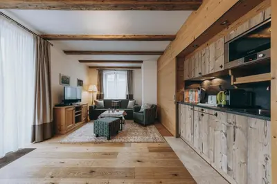 Küche/Küchenzeile in der Unterkunft Chalet Anna Maria