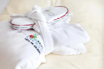 Ein Bett oder Betten in einem Zimmer der Unterkunft Hotel Anemone