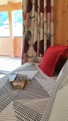 Ein Bett oder Betten in einem Zimmer der Unterkunft Bergzeit Appartements