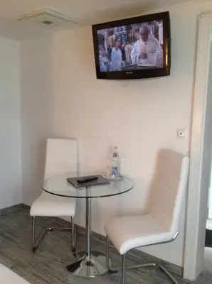 TV/Unterhaltungsangebot in der Unterkunft Hotel-Garni Fels