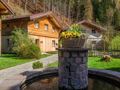 Ein Garten an der Unterkunft Ferienhaus Valleu