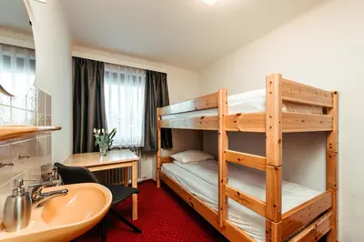 Ein Bett oder Betten in einem Zimmer der Unterkunft Haus Keti