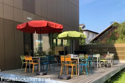 Das Gebäude in dem sich das Hotel befindet