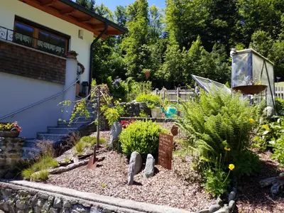 Ein Garten an der Unterkunft Appartement Mangeng