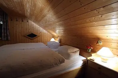 Ein Bett oder Betten in einem Zimmer der Unterkunft Ferienhof Metzler
