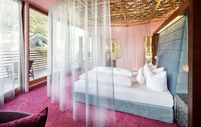 Ein Bett oder Betten in einem Zimmer der Unterkunft GAMS zu zweit