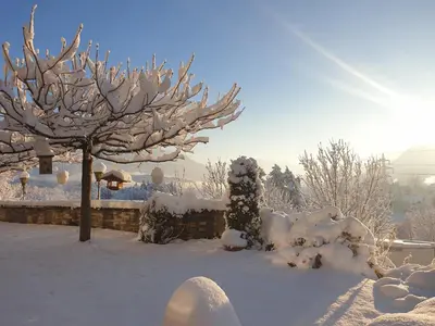 Hotel garni Landhaus Maria Grün im Winter