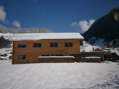 Haus Zitterklapfen im Winter