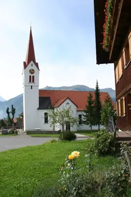 Ein Garten an der Unterkunft Gasthof Hirschen