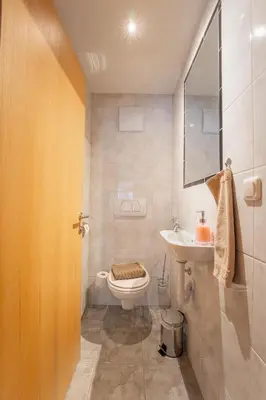 Ein Badezimmer in der Unterkunft Hotel Garni Krumbach
