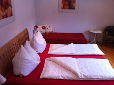 Ein Bett oder Betten in einem Zimmer der Unterkunft Apartment Bachmann