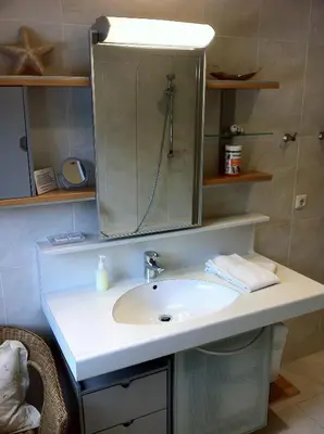 Ein Badezimmer in der Unterkunft Apartment Bachmann