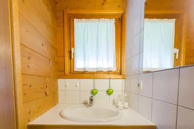 Ein Badezimmer in der Unterkunft Appartement Ubelher