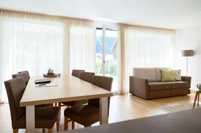 Ein Sitzbereich in der Unterkunft Relaxed Urban Living - Aparthotel und Boardinghouse