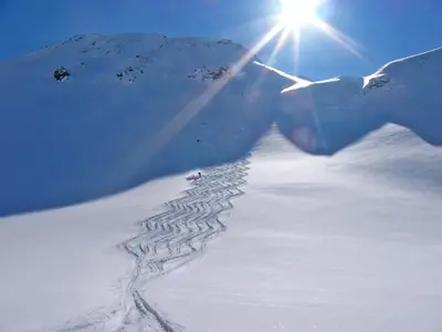 Pension Bergland im Winter