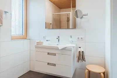 Ein Badezimmer in der Unterkunft Gästehaus Gritsch