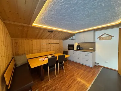 Küche/Küchenzeile in der Unterkunft Haus Angelika