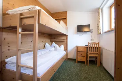 Ein Bett oder Betten in einem Zimmer der Unterkunft Appartements Spullersee