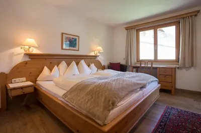 Ein Bett oder Betten in einem Zimmer der Unterkunft Appartements Spullersee