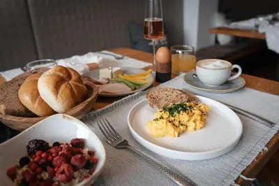 Essen im Hotel oder in der Nähe