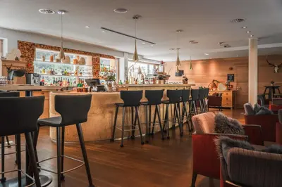 Lounge oder Bar in der Unterkunft Valavier Aktivresort
