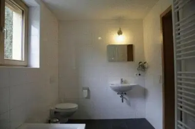 Ein Badezimmer in der Unterkunft Haus Kanisblick Appartements