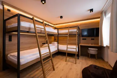 Ein Bett oder Betten in einem Zimmer der Unterkunft Muntanella