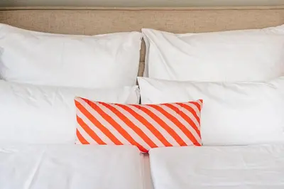 Ein Bett oder Betten in einem Zimmer der Unterkunft Margarethe Apartments Lech