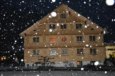 Das Gebäude in dem sich das Hotel befindet
