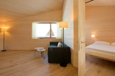 Ein Bett oder Betten in einem Zimmer der Unterkunft WarthsAp Apartmenthaus
