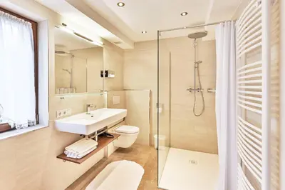 Ein Badezimmer in der Unterkunft Chalet Rüfikopf