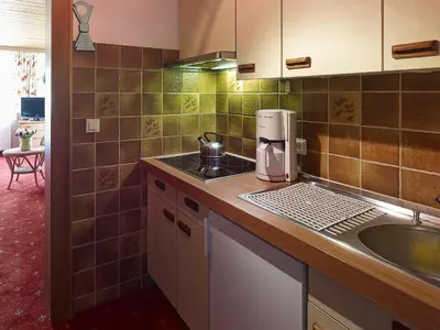 Küche/Küchenzeile in der Unterkunft Appartementhaus Holiday