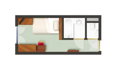 Grundriss der Unterkunft Apart-Hotel Filomena