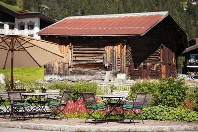 Ein Garten an der Unterkunft Apart-Hotel Filomena